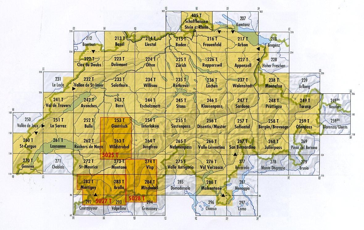 harta elvetia cod poștal