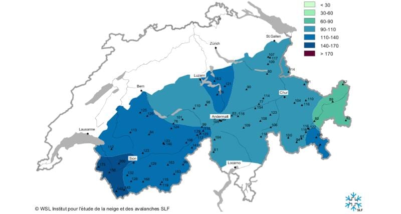 harta de zăpadă harta elveția