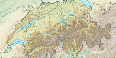 Harta elvetia relief
