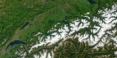 Harta de elveția prin satelit